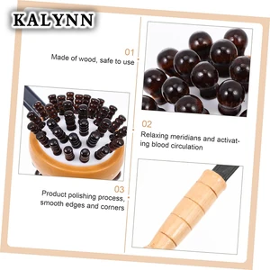 Handheld Massage Hammer, Percussion Massager, Back Knock, Relaxing Leg, Double Head Meridians 6 Top Sales Seitai Massage Hammer - №4