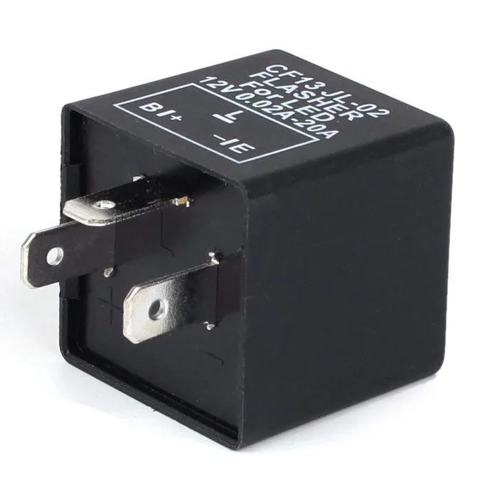 Carro 3 pinos CF-13 eletrônico LED 12V pisca relé correção para pisca-pisca