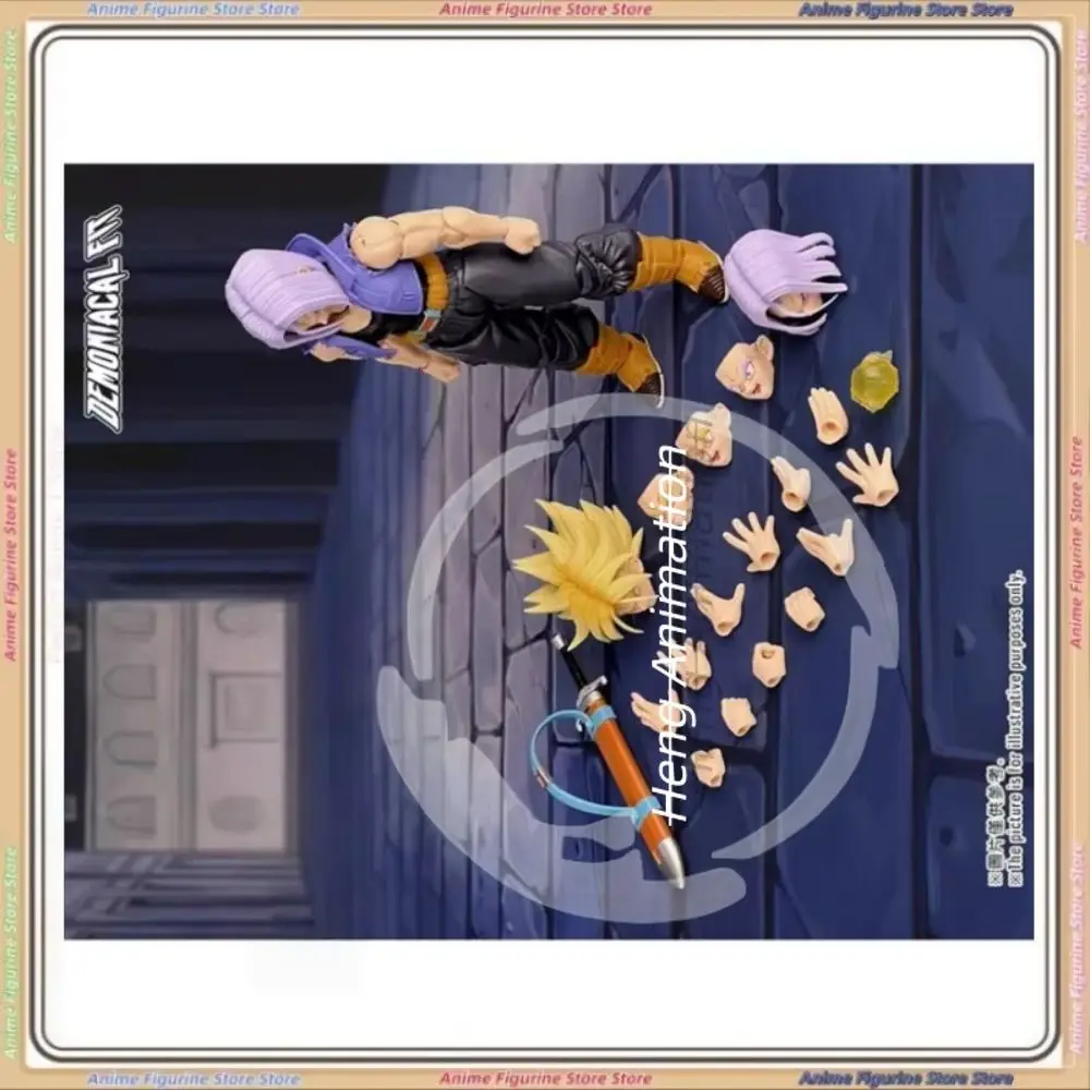 

Demoniacal Fit Shf Dragon Ball Z Super Saiyan Action Figure Trunks The Boy From The Future Son of Tomorrow In Stock Model Toys