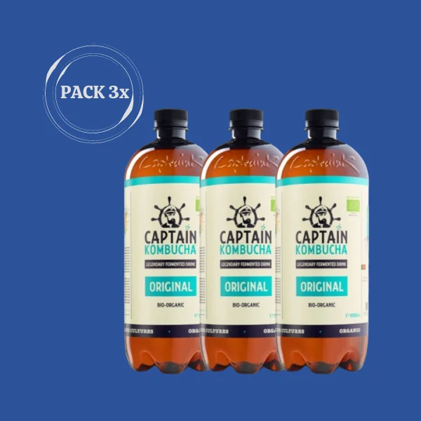 Kombucha various flavors 400ml pack of 4 units natural fermented drink gluten-free captain kombucha #3