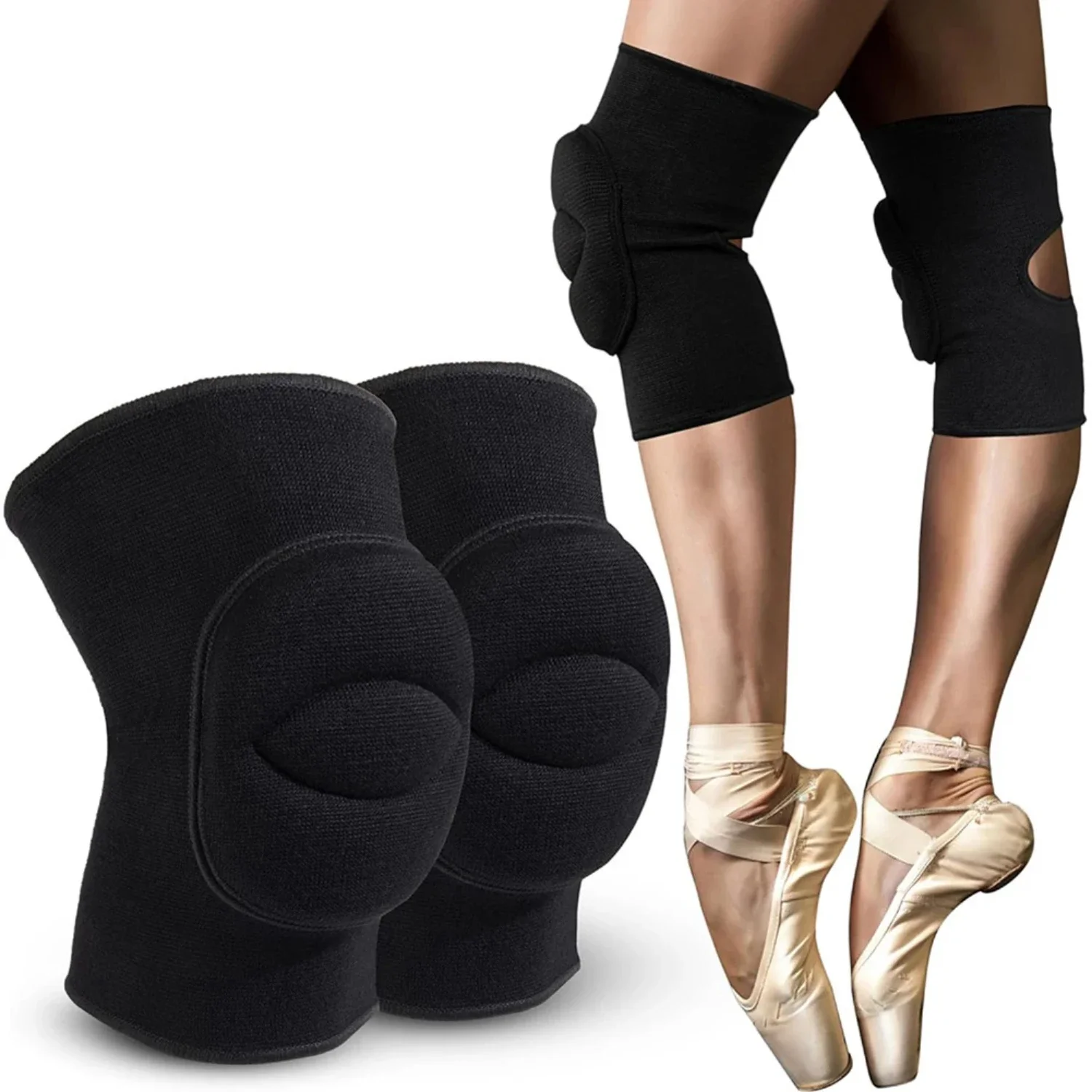 Sports Knee Pads High Resilience Soft Breathable Protection 3 Zize  Dance Yoga Volleyball Basketball