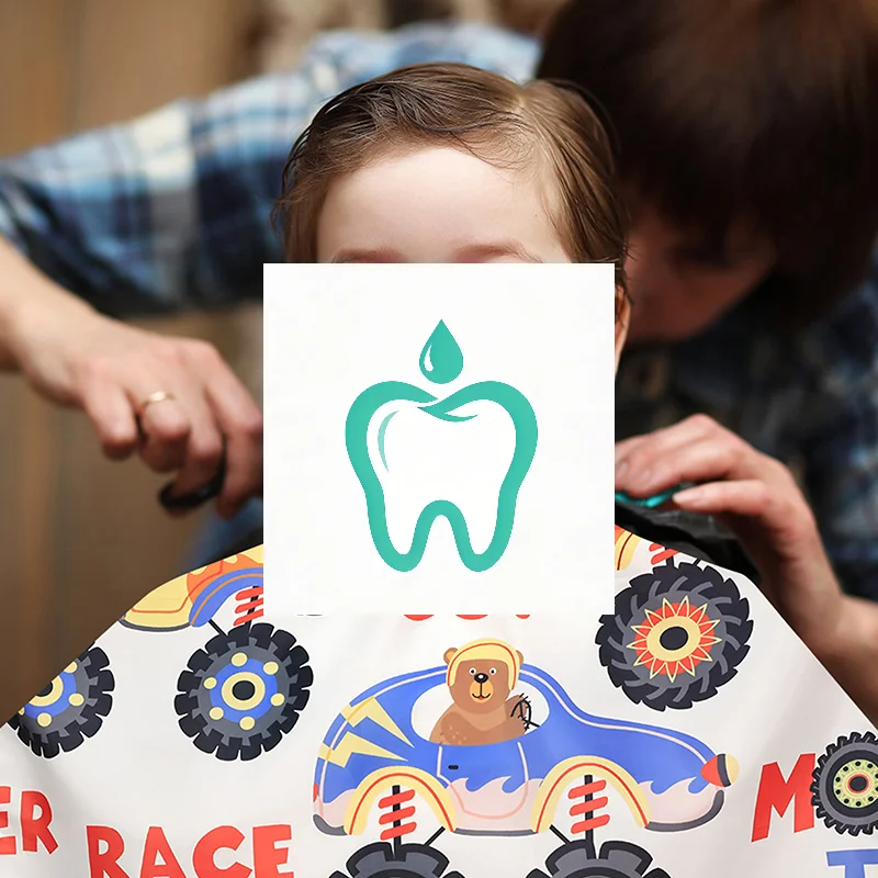 

Kids Cartoon Car Haircut Hairdresser Professional Hair-Cut Salon Barber Wrap Cutting Gown Hair Care Styling Supplies