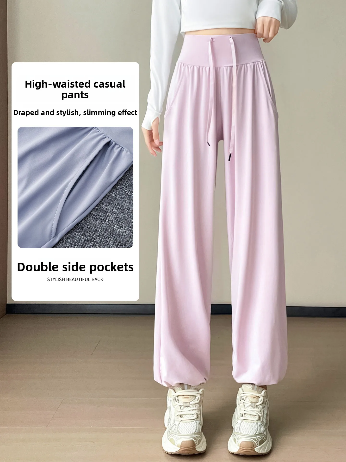 Bla カジュアル スポーツ パンツ レディース フィットネス トレーニング ヨガウェア ハイウエスト ストレートレッグ ナイロン クイ ドライ ロングパンツ