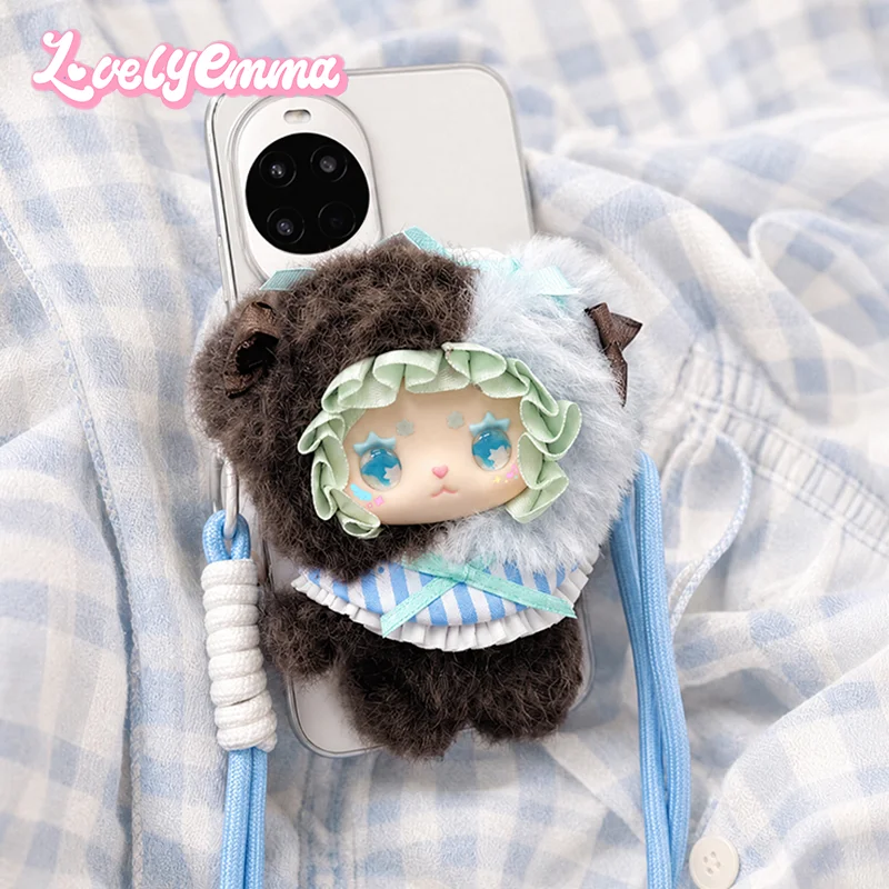 LOVELY EMMA Falling Into Fantasy Realm Series Mobile Phone Back Clip Plush Blind Box Trendy Toy Soft Fluffy Cute Bag Decoration view 2