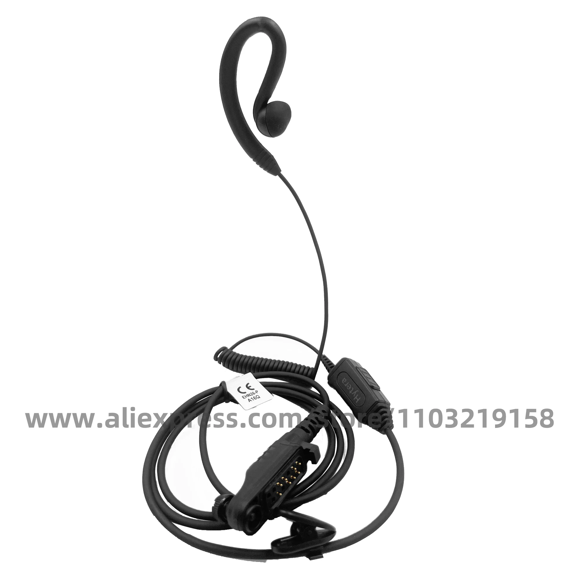 

Walkie Talkie Earhook Mic Earpiece Headset for HYT Hytera PD600 PD602 PD605 PD662 PD665 PD680 PD682 PD685 X1P X1E Two Way Radio