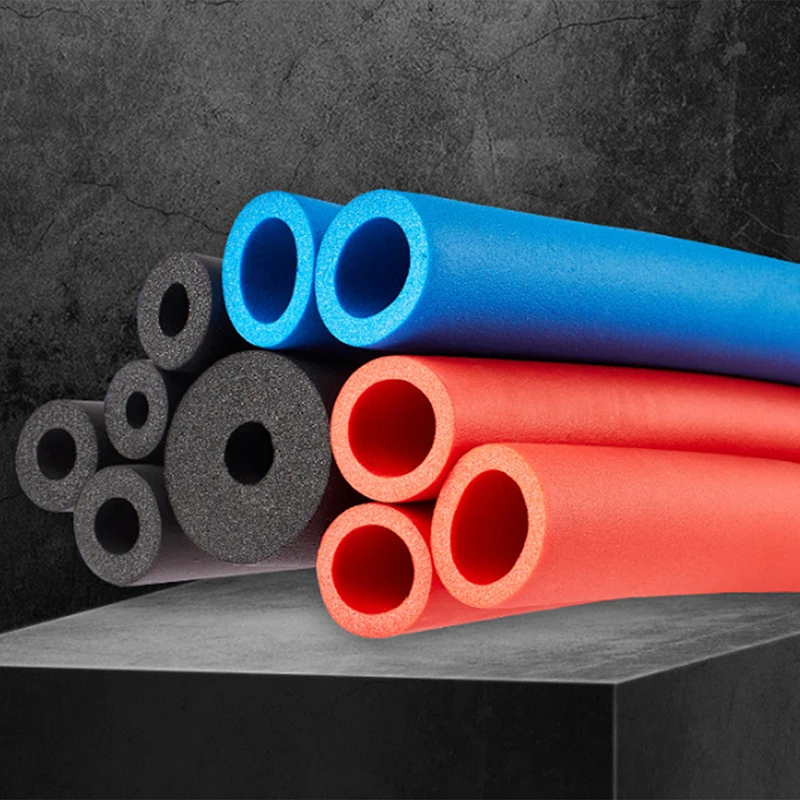 1PC Thermal Insulation Thermal Insulation Pipe 6MM-13MM Rubber Sponge Tube Air Conditioner Solar Water Heater Water Pipe Sleeve