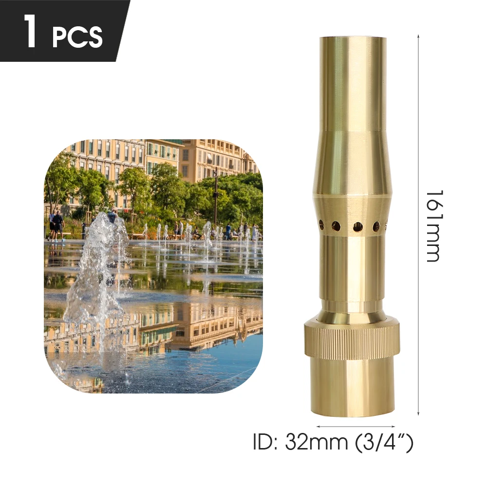 Muciakie 15 Soorten Fonteinsproeiers Messing Sprinklers Tuin Vijver Draaiende Koperen Nozzles Hoofd Voor Outdoor Park Water Ornamenten