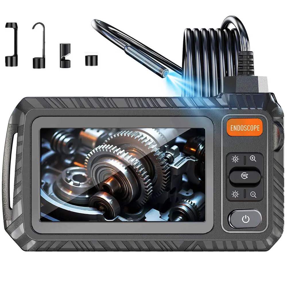 

Промышленная эндоскопическая камера 4,3 дюйма HD 1080P для осмотра автомобилей, бороскоп, водонепроницаемая IP67, для инспекции канализации и авторемонта