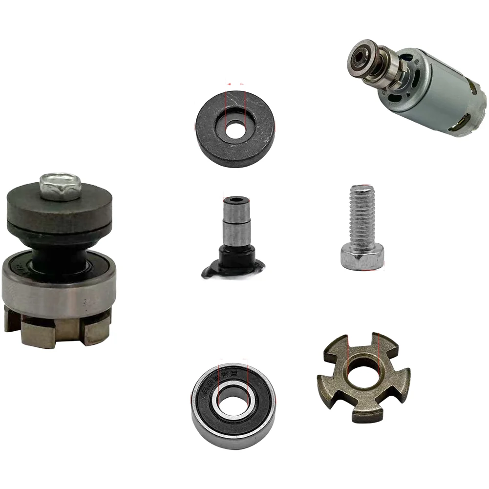 550 For MINI Angle Grinder Spindle Gear Shaft Kit 5pc Bimetal Parts with 4.5mm Thickness for Compact Integration