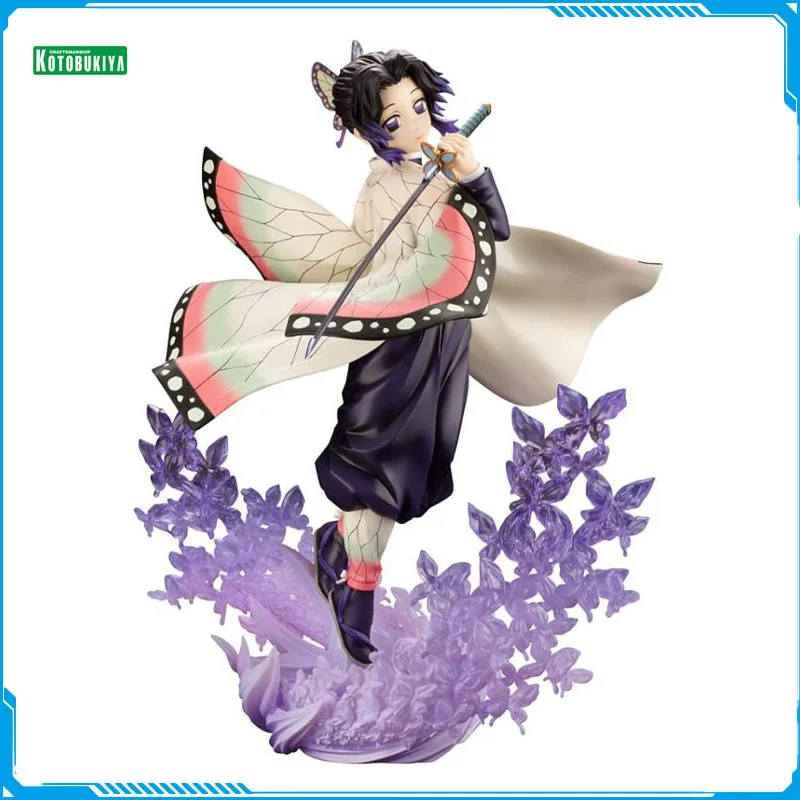 

In Stock Kotobukiya ARTFX J Demon Slayer Kimetsu No Yaiba SHINOBU KOCHO Original Anime Figure Model Toys Action Collection Doll