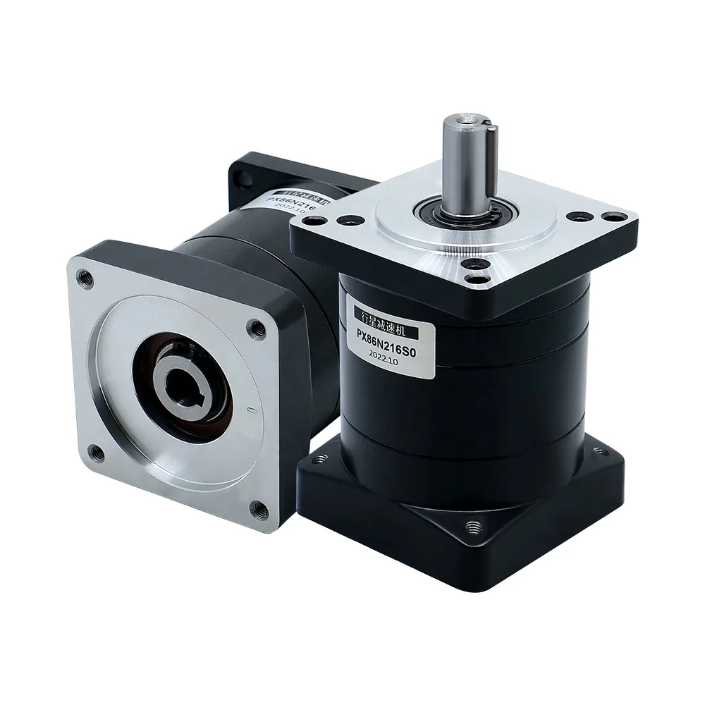 PX86 Reducer Nema34 Ratio 52 64  96 100 120 144 150 180 216 PX86 Gearbox Gear Reducer Nema 34  for Nema 34 Stepper Motor