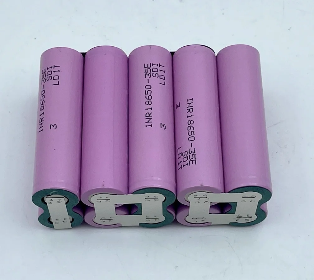 2S1P-6S2P 18650 35E 3500mAh 7000mAh 7.4V 12.6V 14.8V 18V 25.2V 29.6V for Screwdriver Batteries Weld 