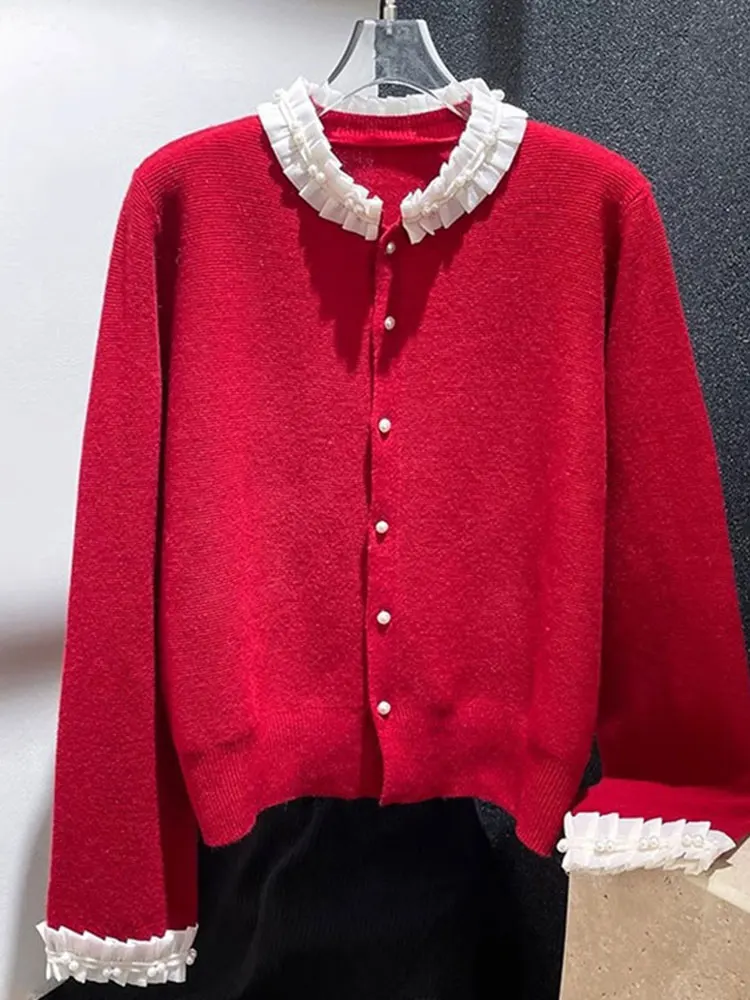 

Модный вязаный длинный свитер-свеч, повседневный кардиган на пуговицах, удобный круглый топ средней длины