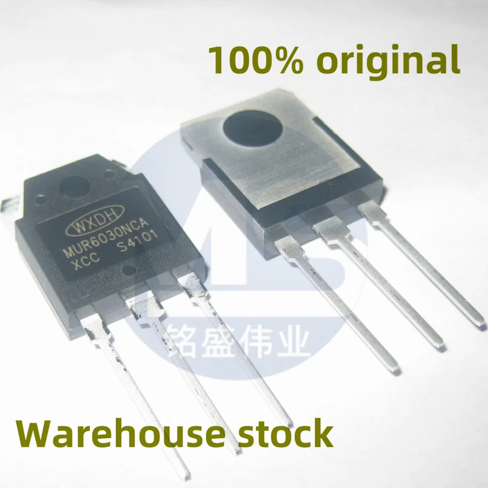 10 Uds 100% original MUR6030NCA 60A 300V inserción recta TO-3P diodo rectificador de recuperación rápida