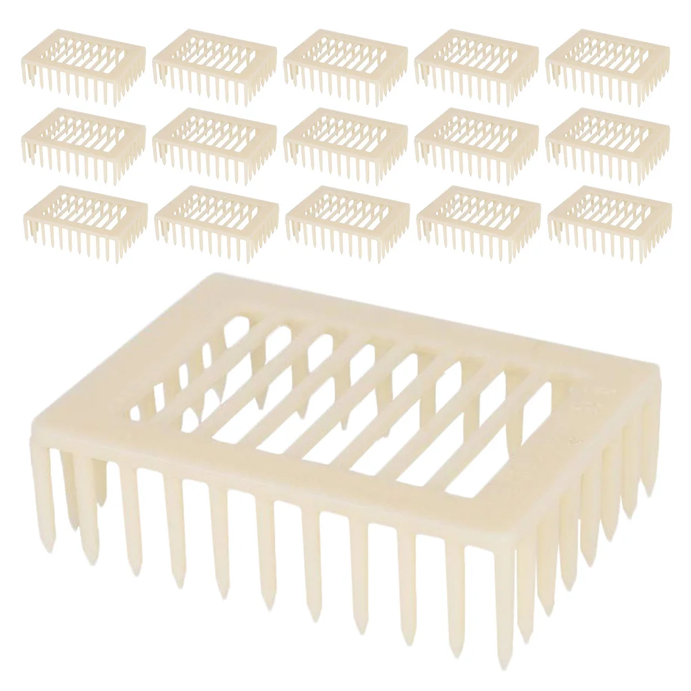 

20Pcs Bee Queen Cages Plastic Rearing Kit for Queen Isolation Transport Ventilated Beekeeping Supplies Bee Cages