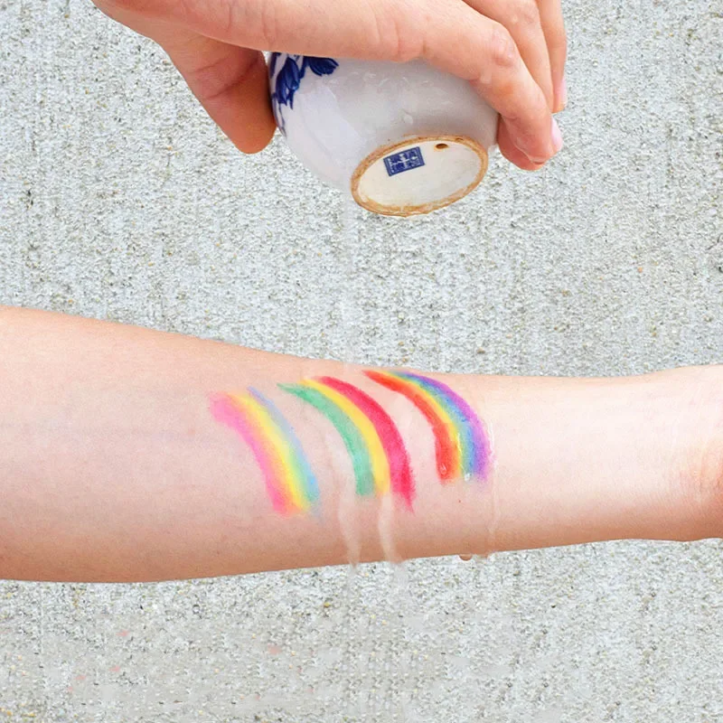 1Pc Hot Washable UV Art Body Painting Makeup Paint Rainbow Art Tattoo Paint for The Face Paint Colored Child Kid Pen Party Gift