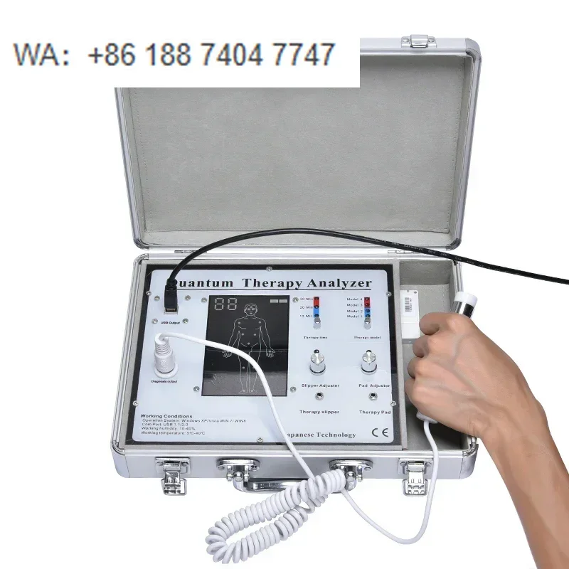 Newest Generation Health Analyzer Full Body Scanning Resonance Magnetic Analyzer With Analysis And Therapy Function