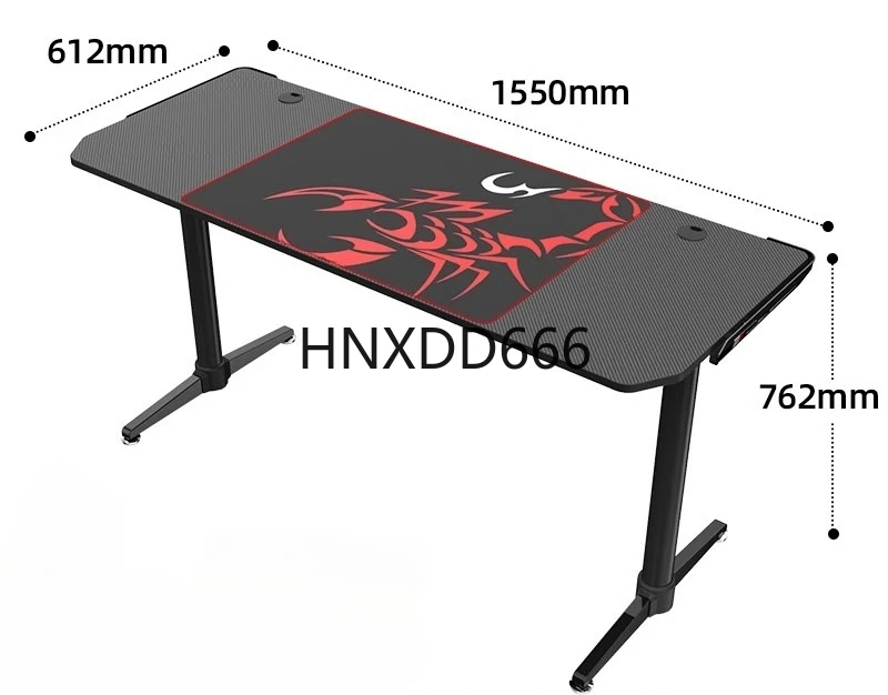 

Double game desk carbon fiber office computer desktop table