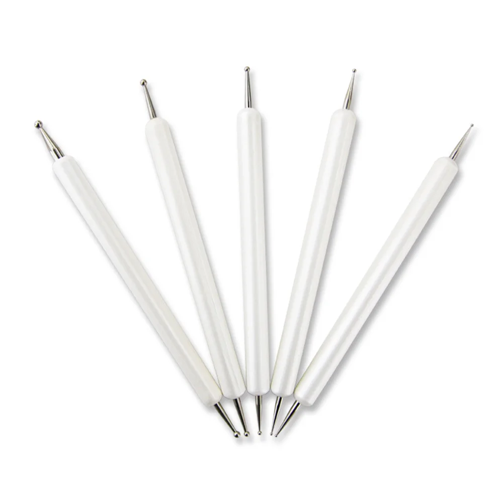 

5pcs Pottery Ball Stylus Tool Tools Ball Stylus Wooden Sculpting Carving 14cm 11cm Clay Projects Modeling Suite