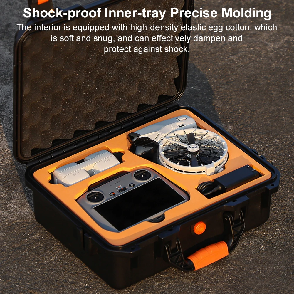 Explosion-proof Case For DJI Flip Drone RC 2/RC-N3 and Batteries Hard Shell Protective Case Bag For DJI Flip Drone Accessories