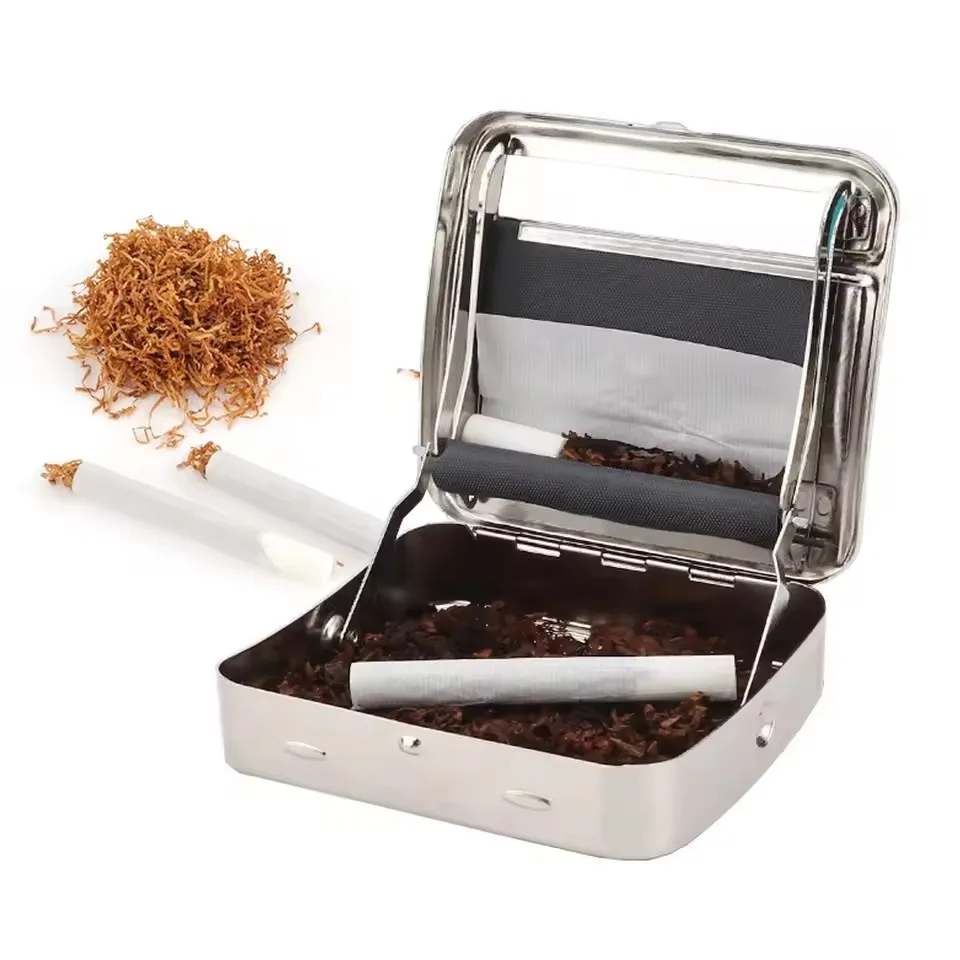 

70/78/110mm Paper Rolling Machine Tobacco Box Kit Semi Automatic Cigarette Maker for Storing Lighter Smoking Pipe Accessories