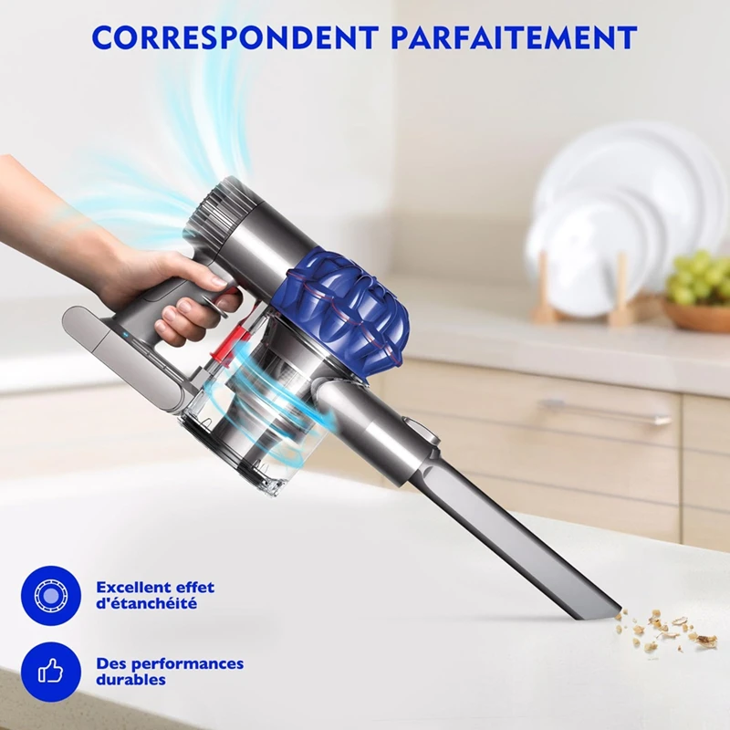Lixeira para aspirador de pó dyson v6 dc58 dc59 dc62 dc74, peças sobressalentes de lixeira de interface, peça no. 965660 -01