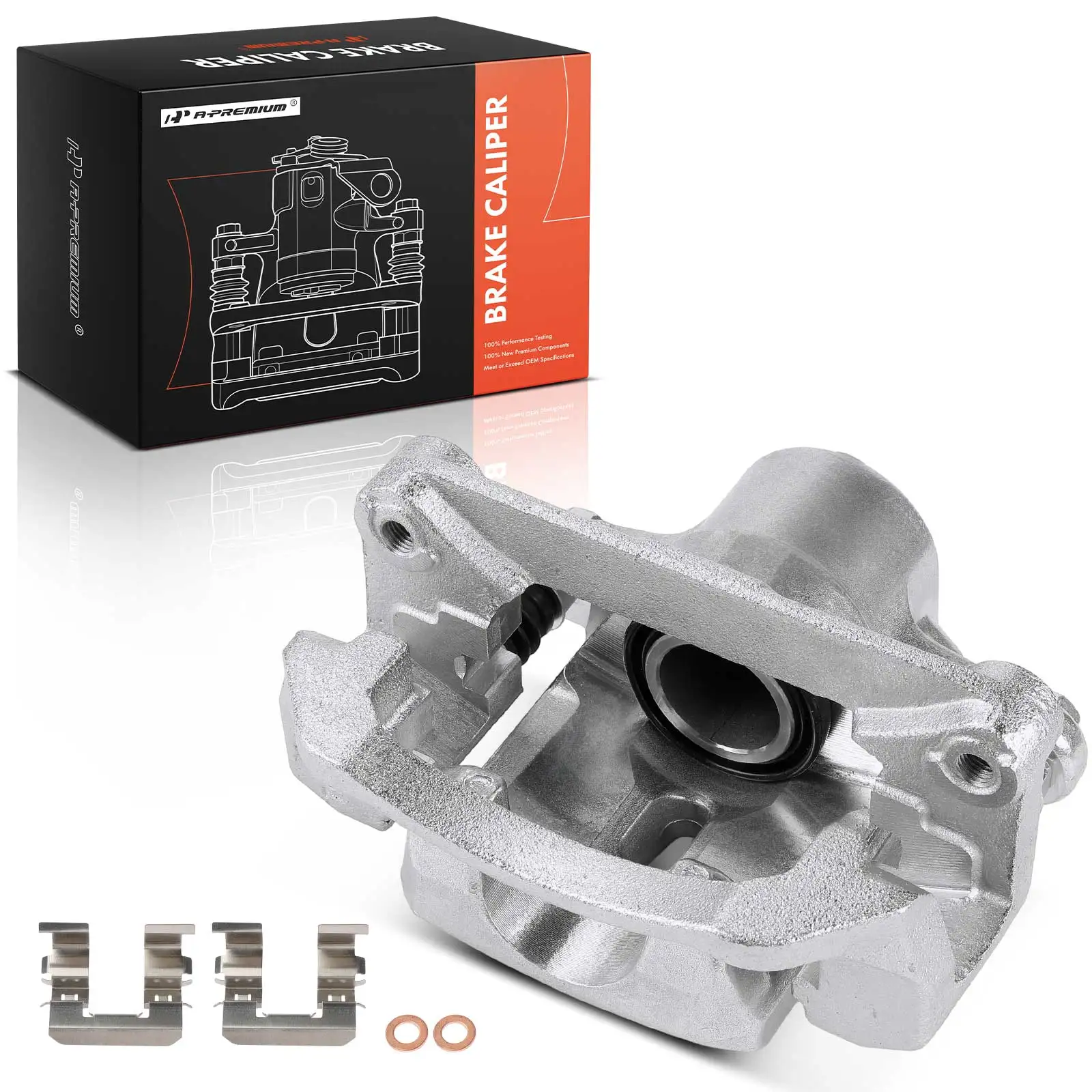 A-Premium Rear Left Disc Brake Caliper with Bracket for Scion FR-S 2013-2016 Subaru BRZ 2013-2020 Toyota 86 2017-2020