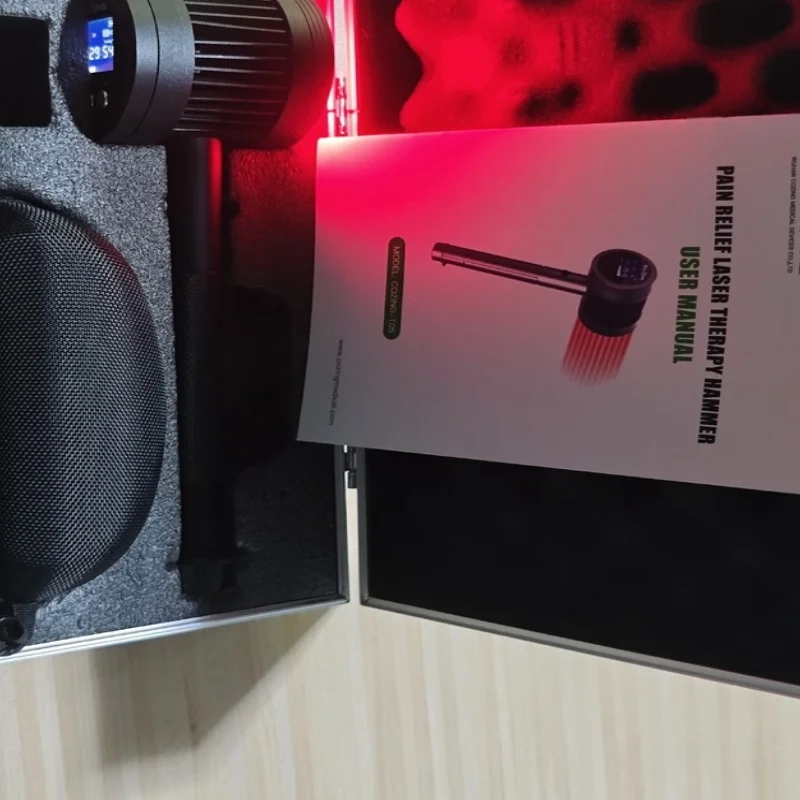 

Лазерная физиотерапия Устройство для терапии красным светом, холодный лазер 650 нм X 19 диодов + 808 нм X 6 диодов для плеч, бурсита, дисменорея