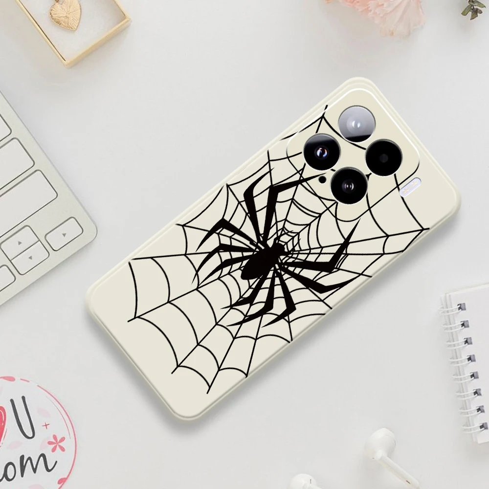 Custodia per telefono modello ragno ragnatela per Xiaomi Mi 15 Ultra Mi 14T 13T 12T 11T Pro Cover per Xiaomi Mi 13T Pro Mi 11T Pro SoftCases
