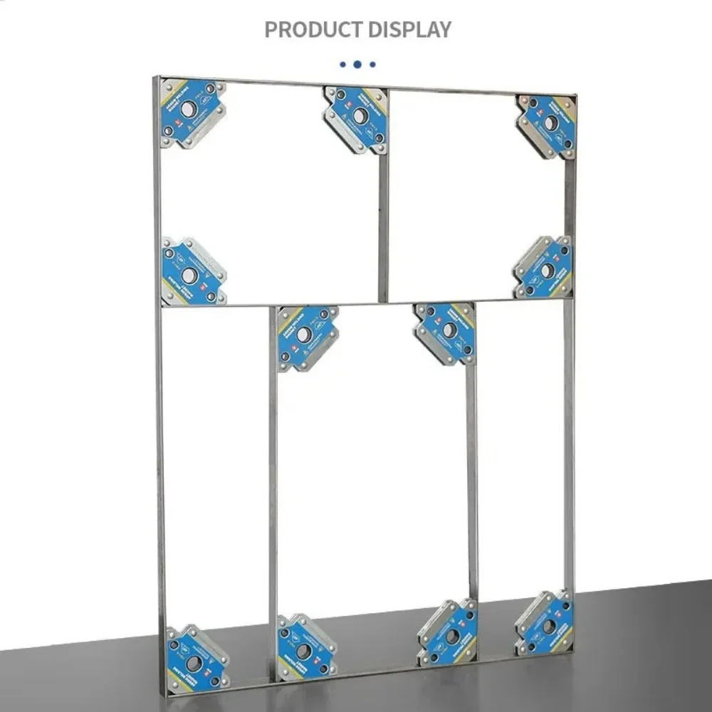 1/2/4Pcs 12.5KG Magnetic Welding Holders Strong Magnetic Force Weld Fixer Auxiliary Locator Tools Weld Positioner Weld Bracket
