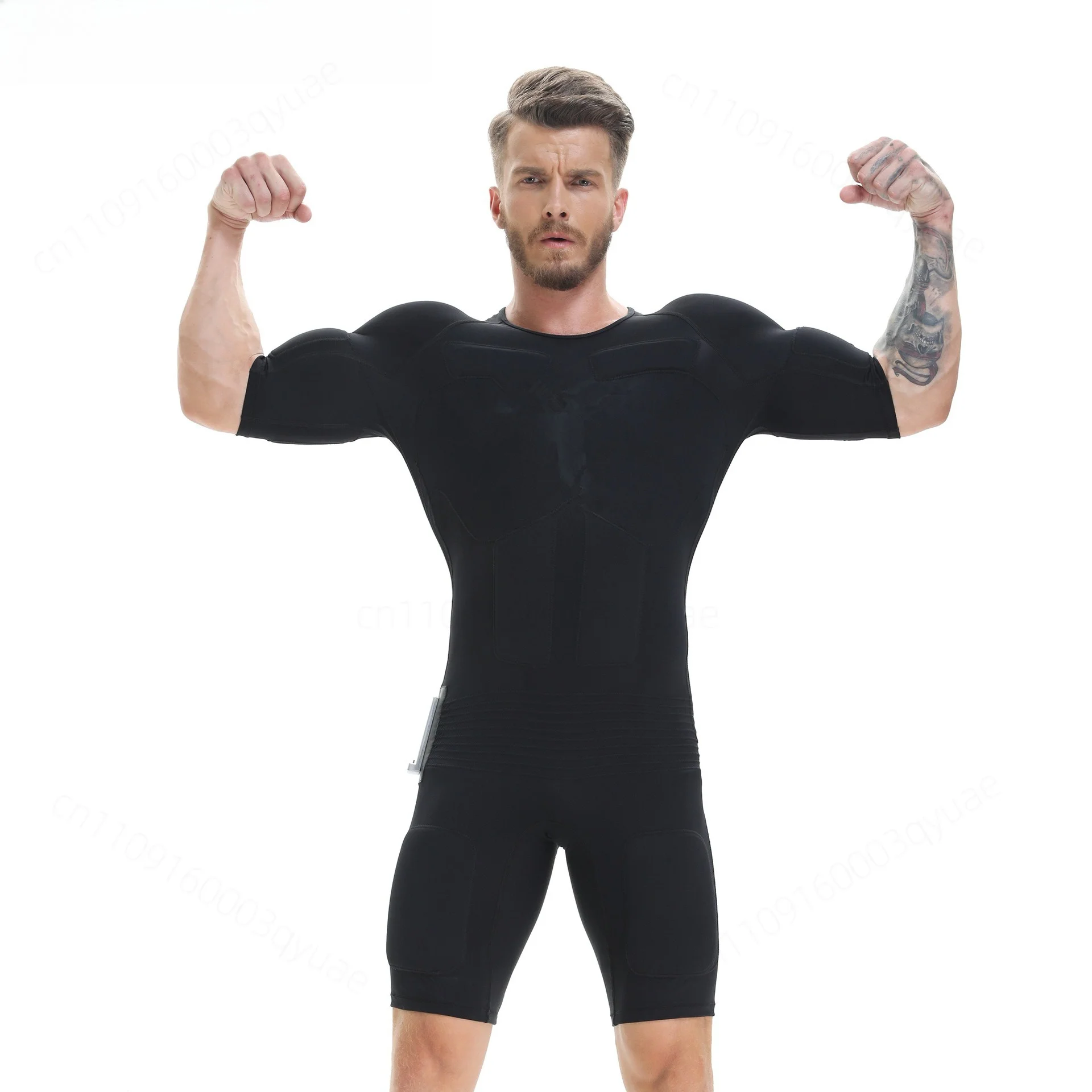 One‑Piece EMS Muscle Training Suit Electric Pulse Fitness Outfit Full Body Electro‑Stimulation Gym Wear for Body Shaping Workout