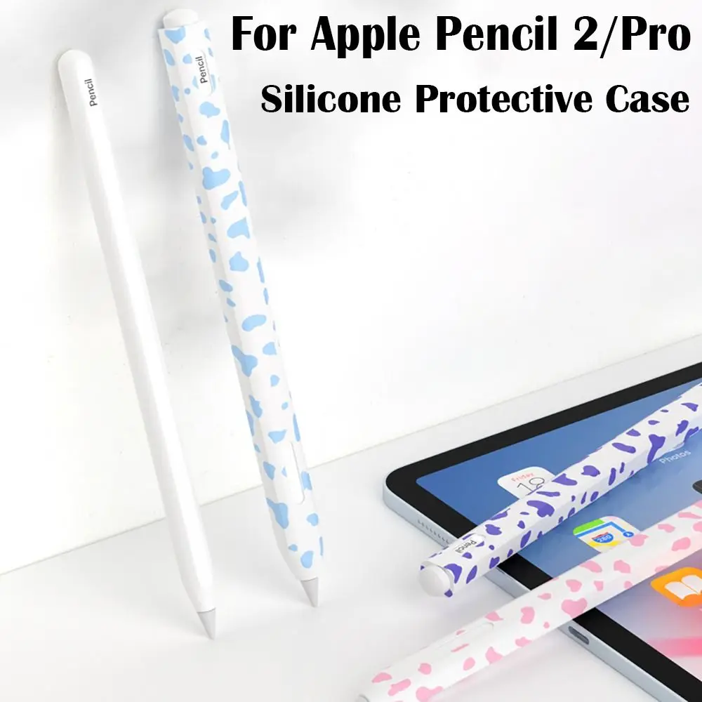 Liquid Silicone Tablet Pencil Case Not Affect Charge Shockproof Stylus Sleeve Colorful Ergonomic for Apple Pencil 2/Pro