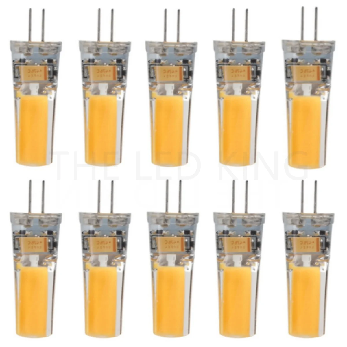 

10Pcs Dimmable G4 9W LED COB No Strobe Flickering Light Bulbs Replace Halogen 60W Ultra Bright Chandelier Lamps AC DC 12V 220V