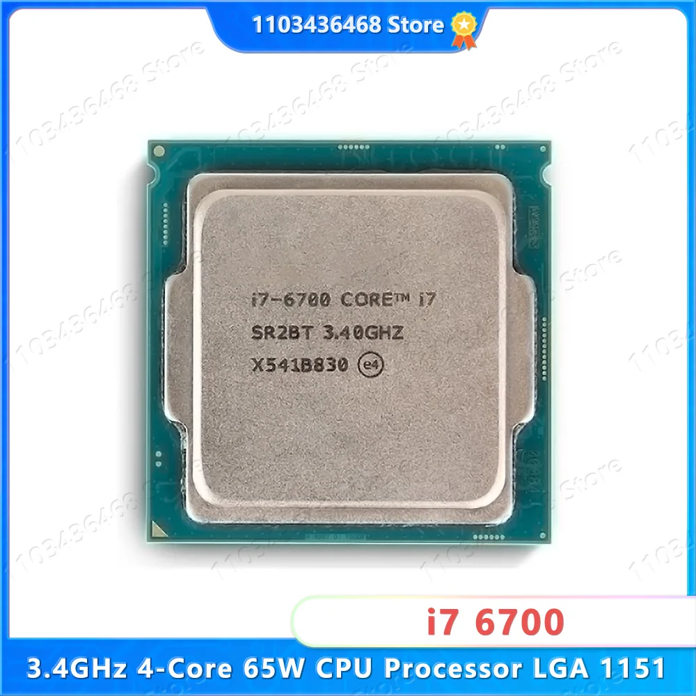 Intel Core I7 I7-6700 Quad-core (4 Core) Procesador de 3.40 Ghz - Socket H4 Lga-1151-1 Mb - 8 Mb Cach (renovado
