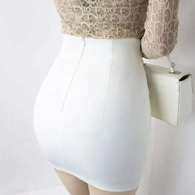 Office Formal Skirts for Woman Black White High Waist Women\'s Skirt Wrap Midi Tight Offer DropShipping High Quality V Clothes