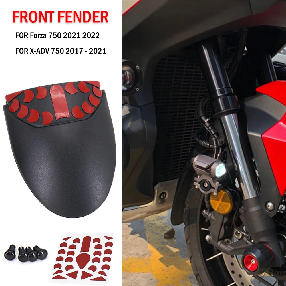 

ABS Motorcycle Front Fender Splash Fender Accessories 2021 2022 For Honda Forza 750 Forza750 X-ADV750 X-ADV 2020 2018 2019 2017