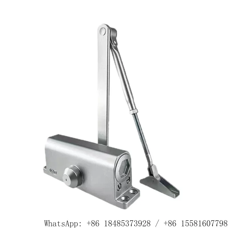 Non-Hold Open Door Closer 0523A 65KG Load Hydraulic Speed Adjustable Door Closer For Wooden Fire Door