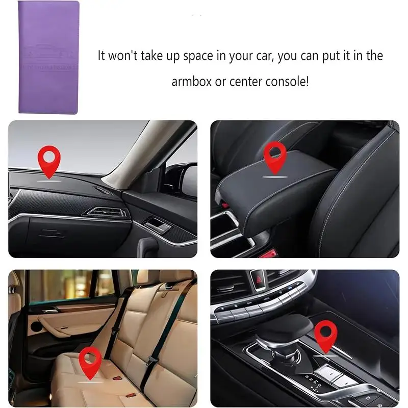 1 Stück Fahrzeug-Handschuhfach, Kfz-Zulassungs- und Versicherungskartenhalter mit Magnetverschluss, Auto-Organizer für Dokumente, Karten, Führerschein – Detail 12