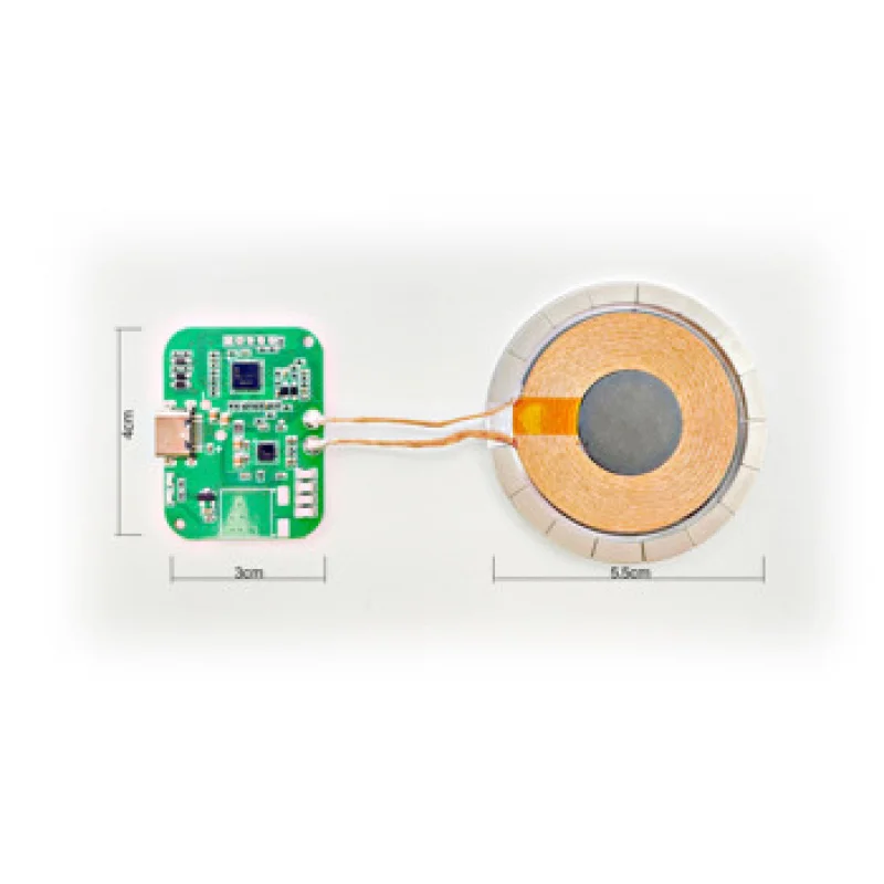 กําหนดเอง. ปรับแต่งโซลูชันการชาร์จไร้สายบอร์ด PCB โมดูลคอยล์ไร้สาย PCBA ไร้สาย