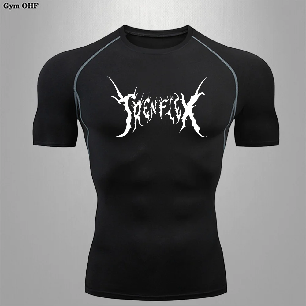 

Men'S High-Quality Sports T-Shirt, Fitness Jogging, Anime Gym, Tight Fitting Short Sleeved Top And Pants