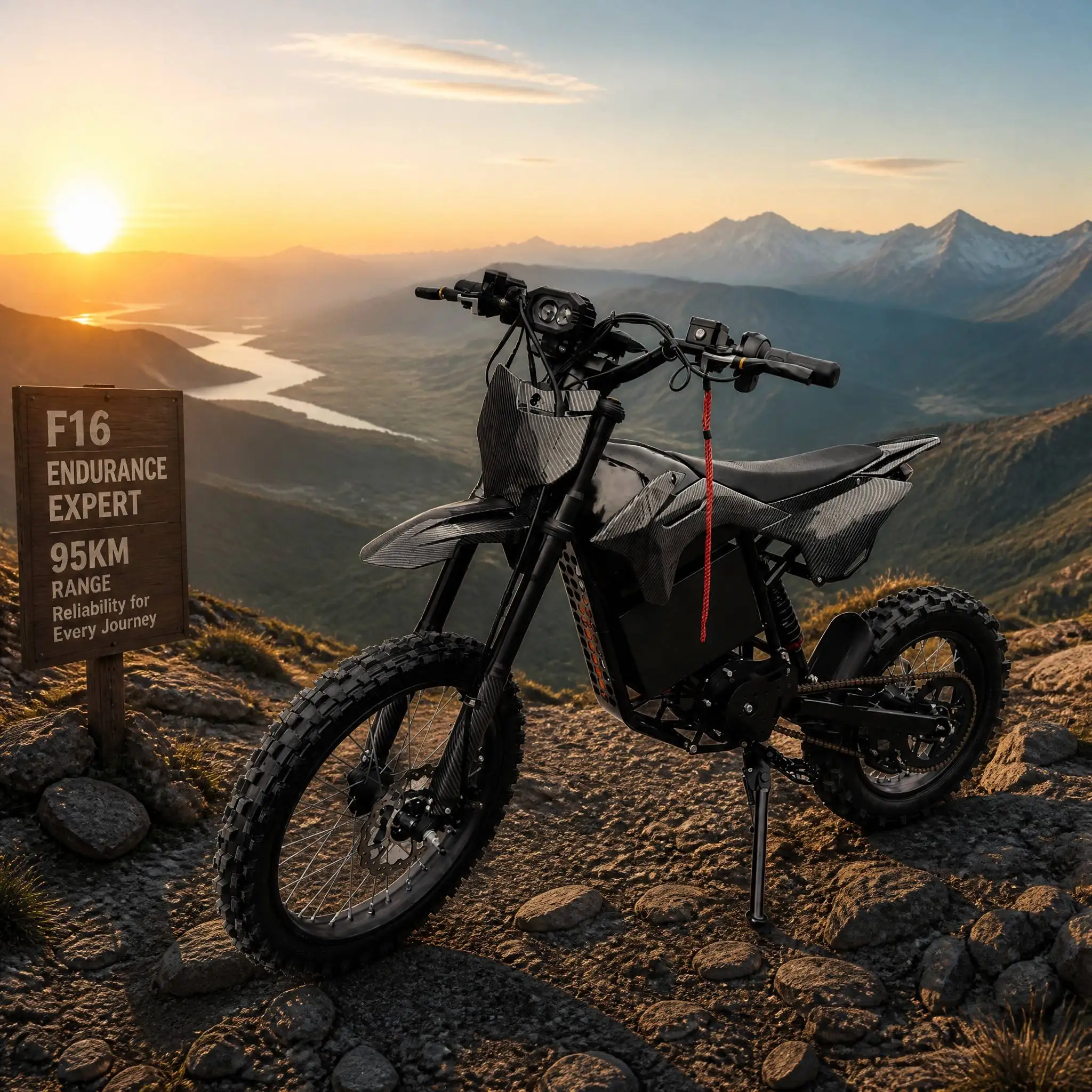 F18 Mid-Drive E-Dirt Bike LCD NFC Unlock Factory Price  Ultra Bee Style 60V 6000W Moto