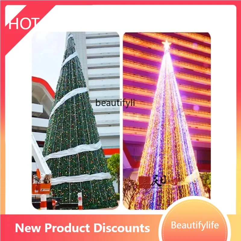 

G53 Outdoor Christmas Tree Large 4 5 6 7 8 9 10 12 M Christmas Decoration Steel Frame Iron Tree Bare