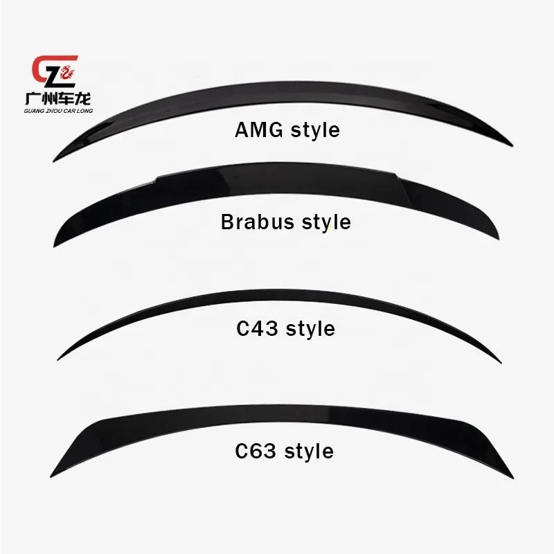

High Quality ABS Material Rear Spoiler for C Class W206 C200 C260L 2022 2023 Car Tail Wing Spoiler Body Kits