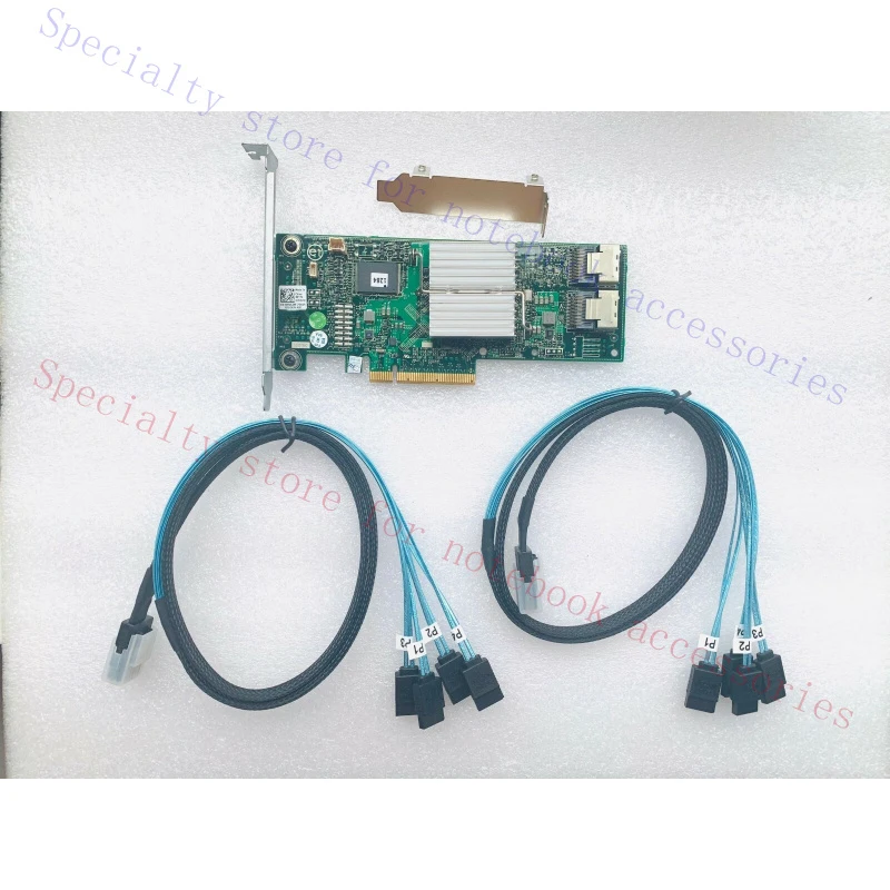 

A+ for DELL H310 6Gbps SAS HBA FW:P20 9211-8i IT Mode ZFS FreeNAS unRAID 2* SATA Cable