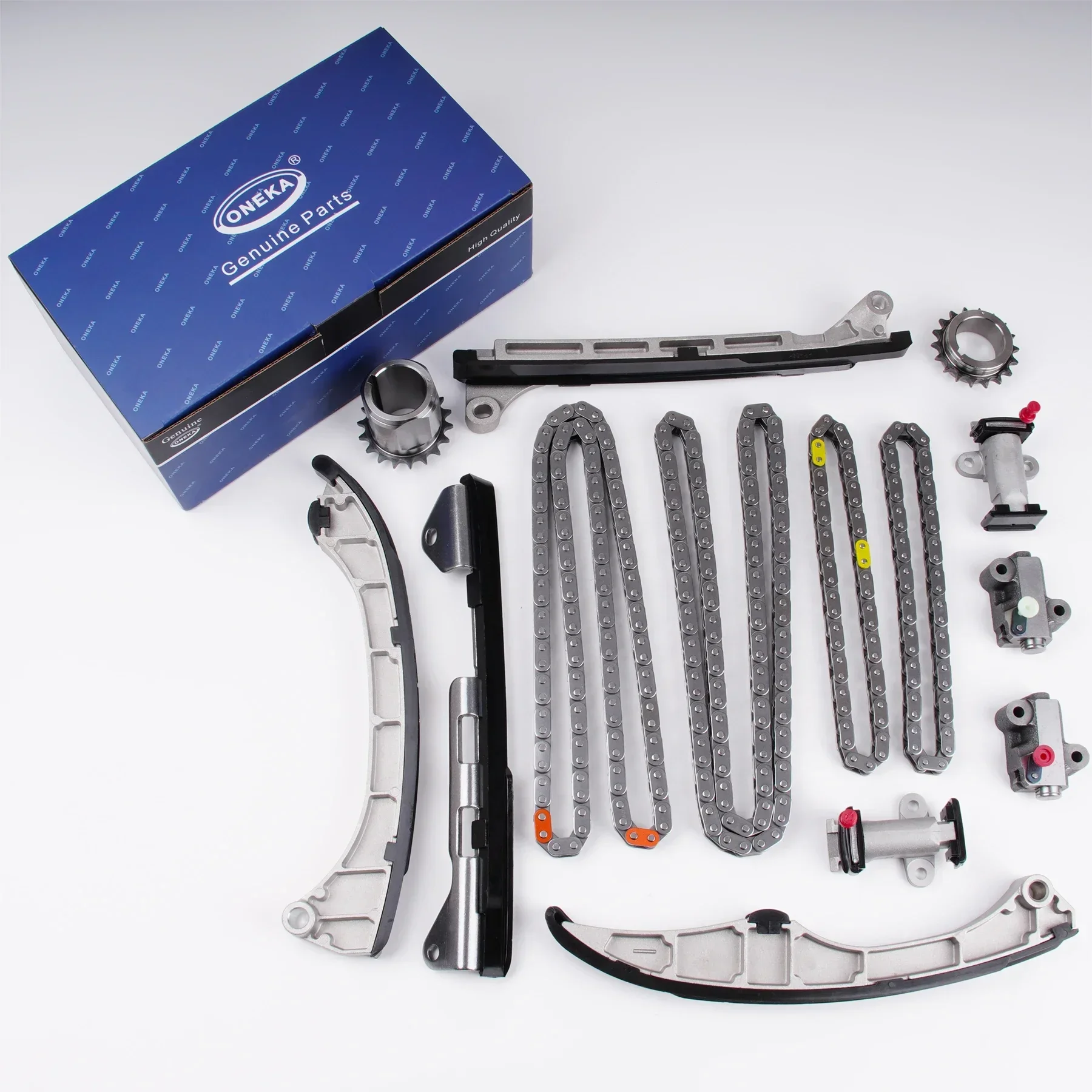 For Accessories Timing Chain Kit for 3UR FE LAND CRUISER 5.7L Full Set with Tensioner Guides Chains