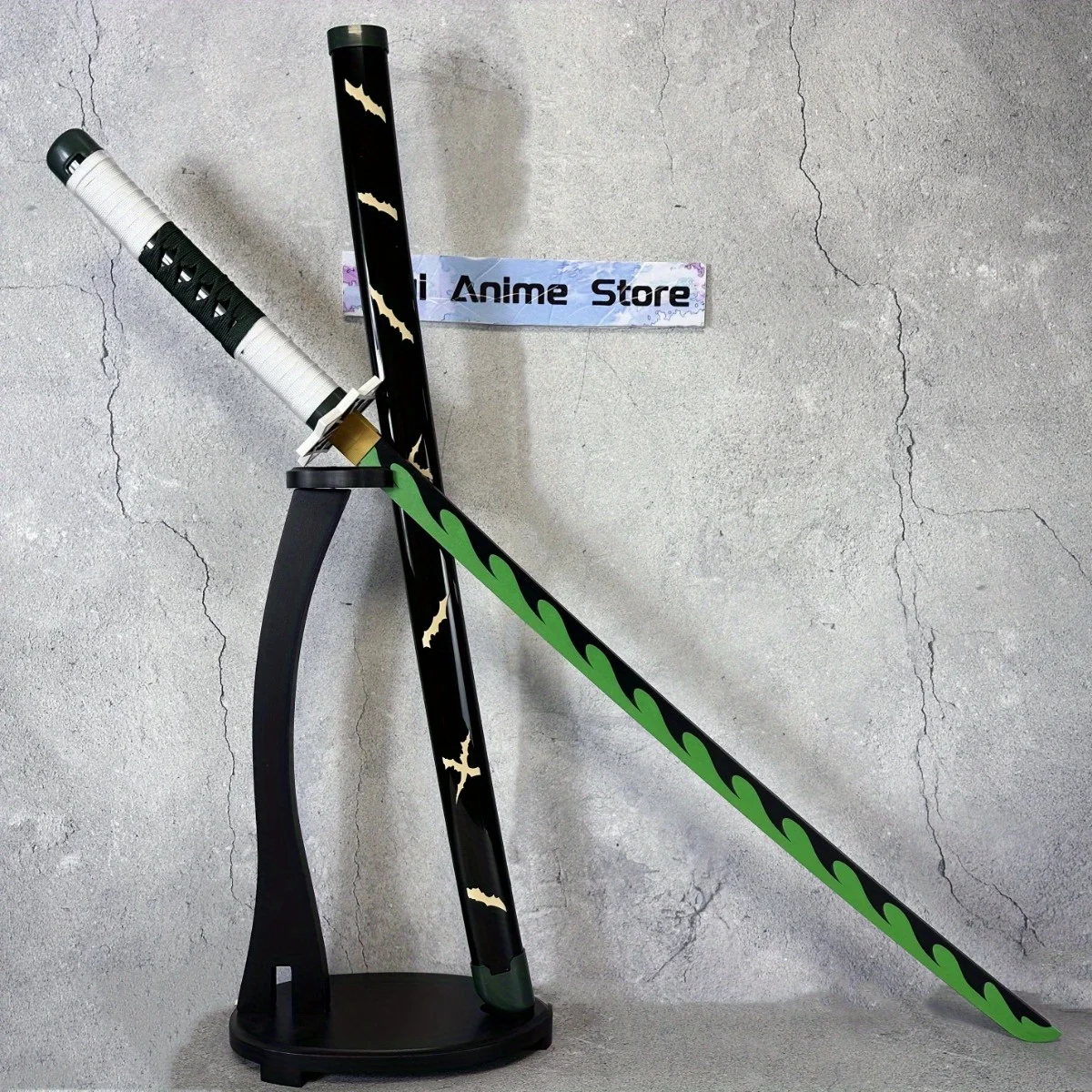 40 Zoll Dämon Sayaer Genya Katana Dämonentöter: Kimetsu no Yaiba Anime Kinderspion P Road PS Ninja Messer Echtheitsgröße Japa Nese Katana Samurai Säbel Geschenk