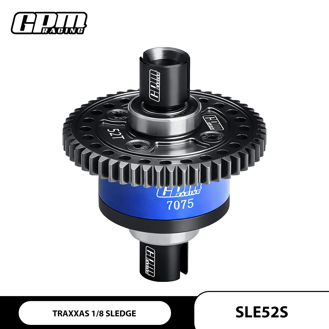 GPM 20CrMnTi Steel+7075 Alloy 52T Center Complete Diffs TRAXXAS 1/8 Sledge 9585