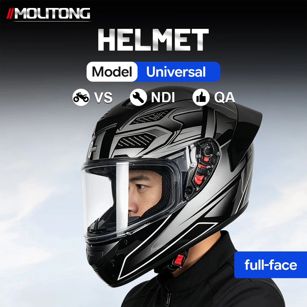 Modular Flip Up Helmet Full Face DOT Approved Racing - Street Bike Riding Safety Helmets for Men Women Adults