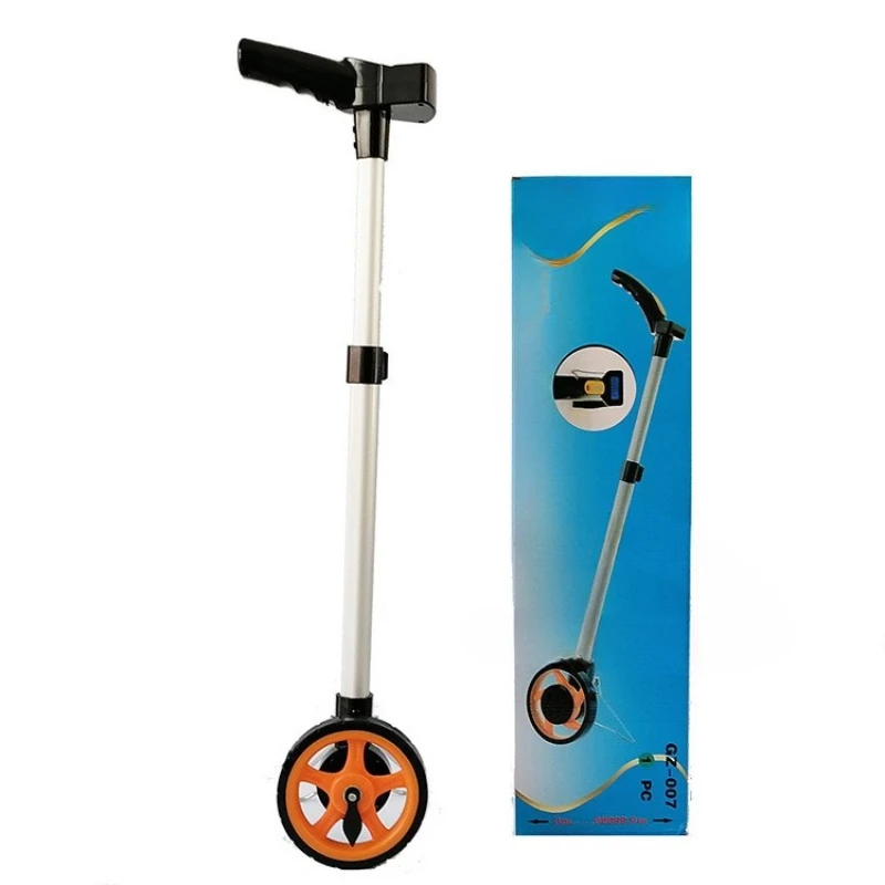 

Portable Small Wheel Electronic and Mechanical Digital Display Distance Wheel Rangefinder Hand Push