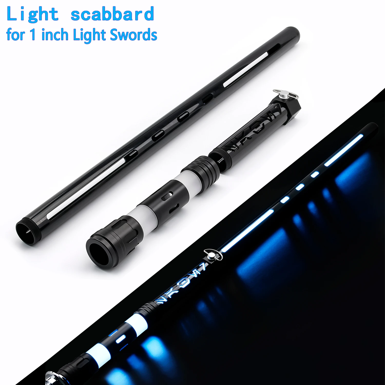 

TXQSABER New Arrival 95cm PC Blade Plastic Lightsaber Sheath Openwork Scabbard Jedi Cosplay Toy Suitable for 1 inch Light Swords